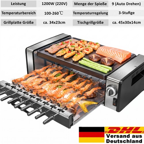 2in1 kebabgrill elektro - 2in1,