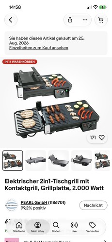 Elektrischer 2in1 tischgrill - elektrischer, 2in1-tischgrill