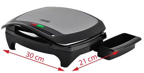 Elektrischer tischgrill 19 - tischgrill, 2x